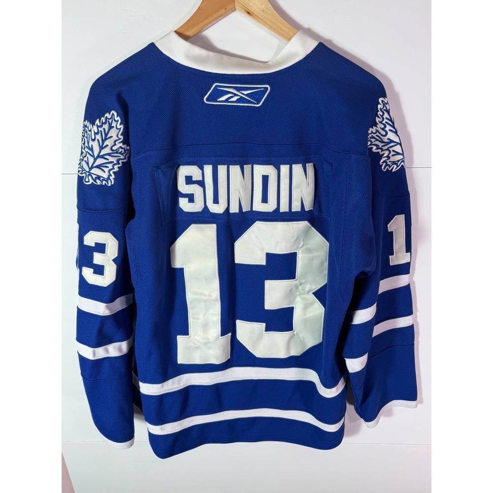Mats Sundin Toronto Maple Leafs CCM Reebok Authentic NHL Jersey Blue Size 48